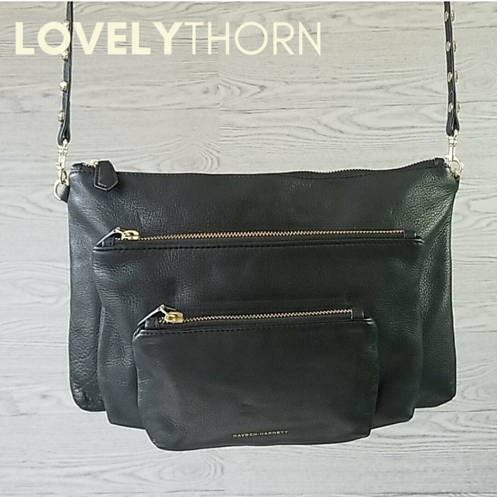 HAYDEN HARNETT // ltd ed ella 4 in 1 clutch crossbody genuine buttery leather